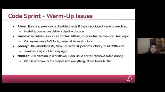 CANOSP Winter 2022 - Eclipse Adoptium and AQAvit - Code Sprint Student Presentation смотреть онлайн