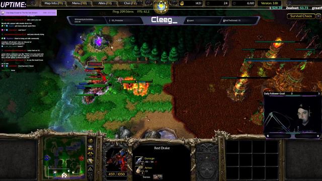 SURVIVAL CHAOS | DEMON AGAINST THE ILLNESS COVIDMELON THE PLAGUE IS HERE | Warcraft 3 Reforged смотреть онлайн