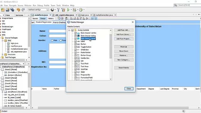 How to install jDateChooser to netBeans IDE смотреть онлайн