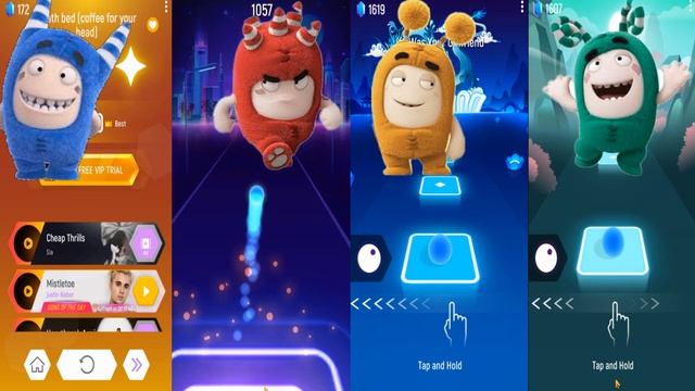 Tiles Hop EDM Rush! Oddbods Fight
