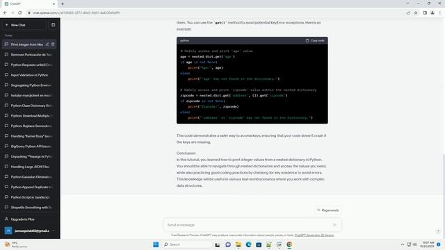 print int value from python nested dictionary int object is not iterable смотреть онлайн