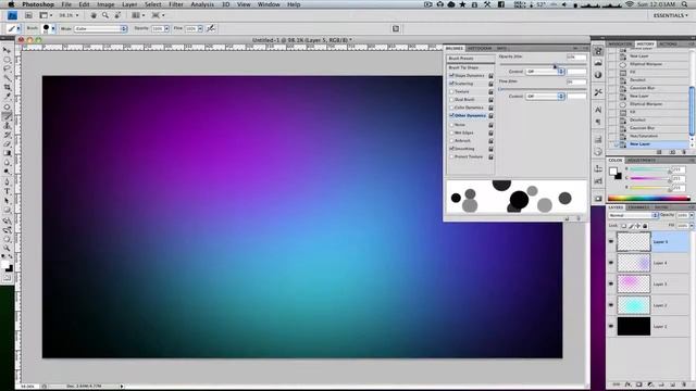 Photoshop CS4 Bubbles Brush Preset смотреть онлайн