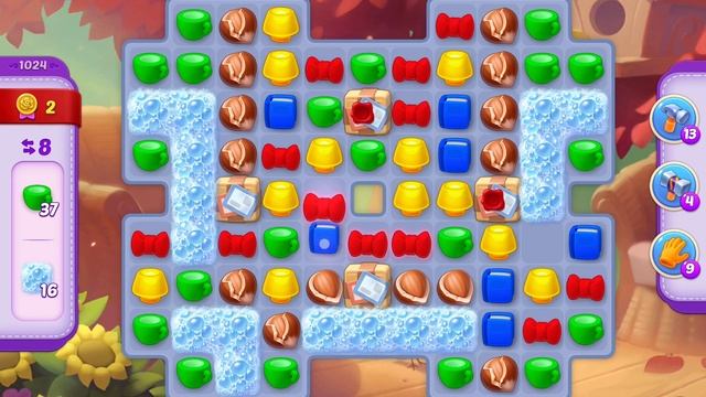 HomeScapes Level 1024 no boosters (10 moves) смотреть онлайн
