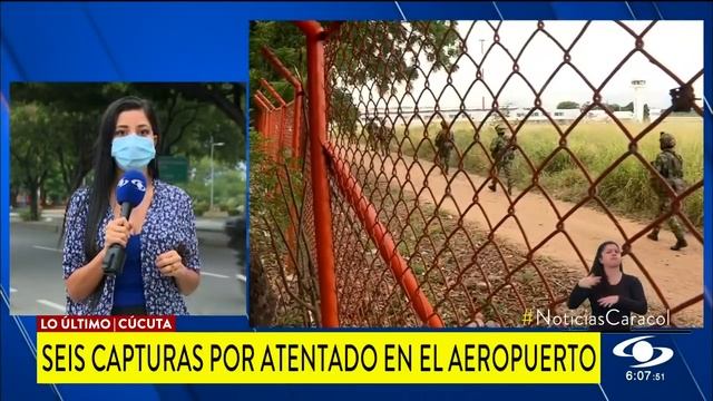 Capturan a 6 presuntos responsables del atentado en aeropuerto de Cúcuta смотреть онлайн