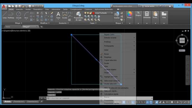 AutoCAD Tutorial - Linea Punteada смотреть онлайн
