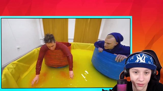 Вильям Бруно ГОРЯЧИЙ Vs ХОЛОДНЫЙ КРУГ внутри БАССЕЙНА ЧЕЛЛЕНДЖ ! РЕАКЦИЯ НА БИЛЬЯМ БРУНО