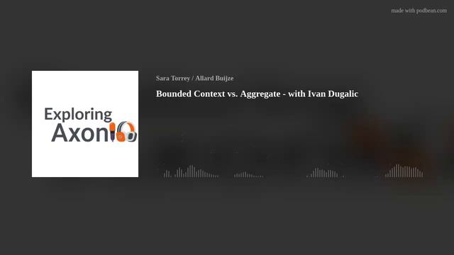 Exploring Axon S3 EP7 - Bounded Context vs. Aggregate - with Ivan Dugalic смотреть онлайн