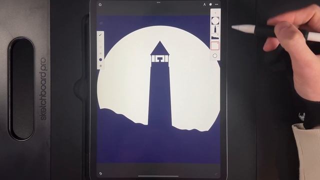Infinite Painter Tutorial #1 Lighthouse смотреть онлайн