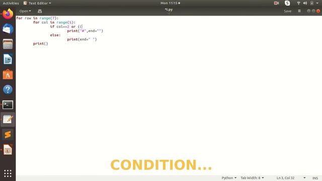 Printing I Hash '#' shape in Python - Pattern of Python Programming смотреть онлайн