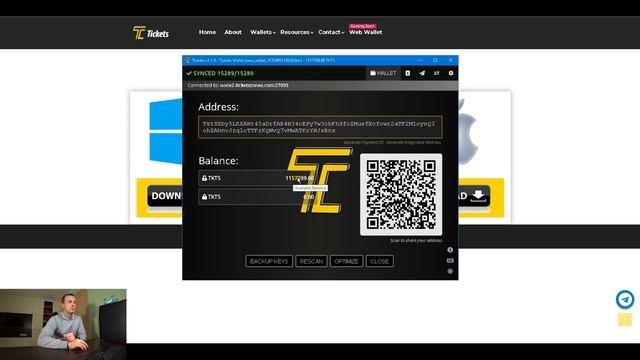 Держите Новую Монету для Майнинга Argon2id Tickets TKTS смотреть онлайн