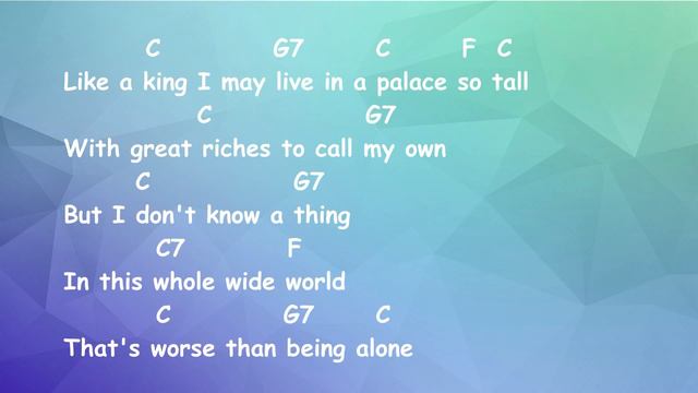 Where no one stands alone (Lyrics and Chords) смотреть онлайн