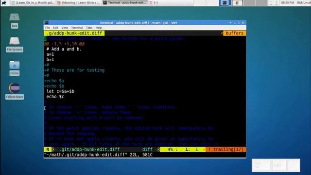 Supplement 7.4.4 - Adding Parts of Changes (git add -p) смотреть онлайн
