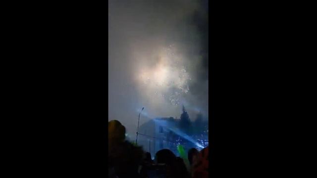 Фейерверк в Барановичах на фестивале-ярмарке "Берестейские сани" смотреть онлайн