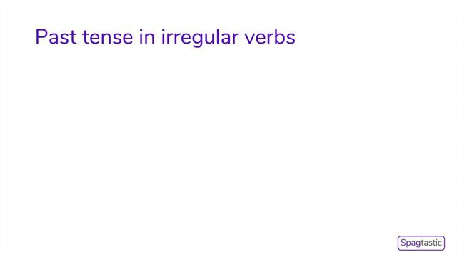 SPaG - Using the present tense and past tense смотреть онлайн