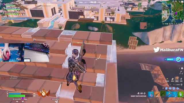 MALIBUCA И VANYAK3KK ТРАЙХАРДЯТ В FORTNITE! МАЛИБУКА И ВАНЯКЕК АПАЮТ ЗВАНИЯ В ФОРТНАЙТ