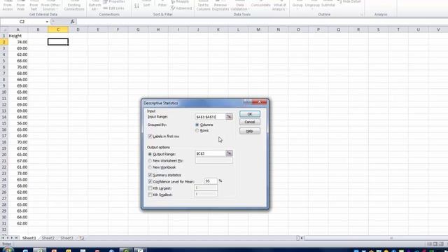 How to Use Excel-The Descriptive Statistics Tool смотреть онлайн