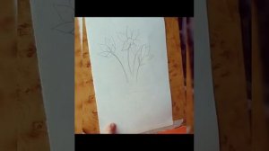 Рисуем подснежники, ИЗО 2-3 класс