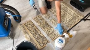 Химчистка вискозного ковра. Как делать не нужно