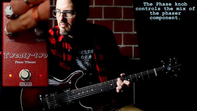 Harsh Tones || Calico Effects Twenty-Two Phase Vibrato || Modern Vibrothang Clone || Pedal Demo смотреть онлайн