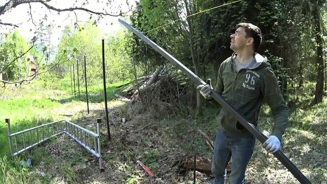 Забор из Сетки Рабицы ! Новые решения по Монтажу! Быстро и Красиво!