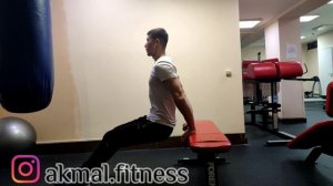 Обратные отжимания от стула - техника выполнения