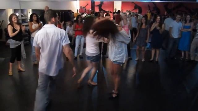 Zouk Lambada Israel Roda to Maayan Weiss @ Studio B Tel-Aviv 02.09.2011 смотреть онлайн