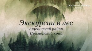 Видеовизитка школьного лесничества"Восток" Анучинский р-н Слёт школьных лесничеств "Тайга у океана"