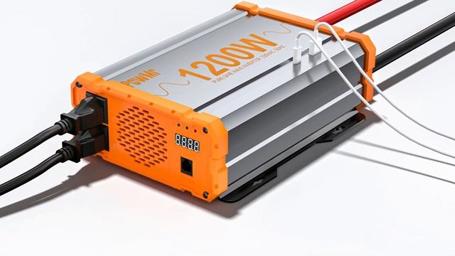 PowMr's Pure Sine Wave Inverter 12V DC To 120V AC