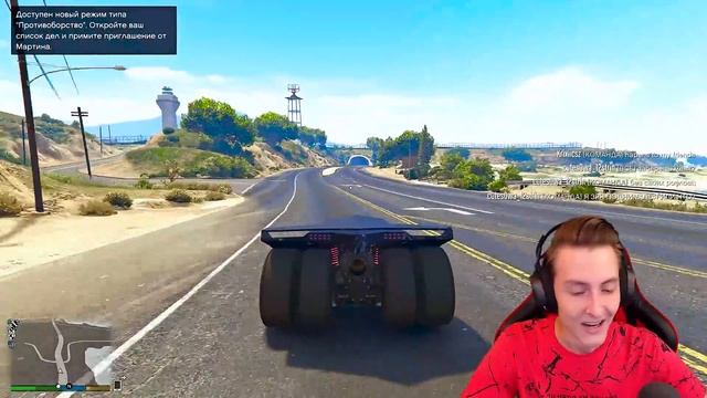 СБРОСИЛ ЕГО В ВОДУ! ТРОЛЛИНГ НА МАШИНЕ БЭТМЕНА В ГТА 5 ОНЛАЙН! (GTA 5 ONLINE) смотреть онлайн