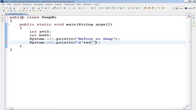 Swap two Strings without using temp/third variable - Java Interview смотреть онлайн