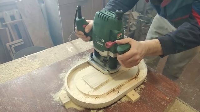 Тарелка для шашлыка / How to make a plate of wood смотреть онлайн