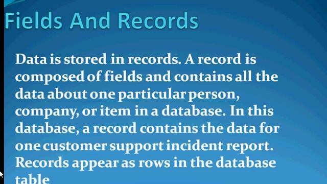 Learn Oracle In urdu What Is Field And Records part-2 смотреть онлайн