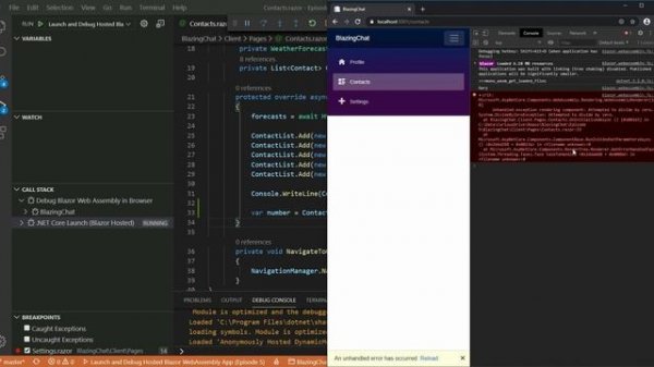 Blazor WebAssembly : Debugging in VS Code, Chrome and Visual Studio : EP05