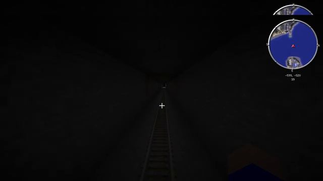 метро в майнкрафт с модами(traicraft и Railcraft)