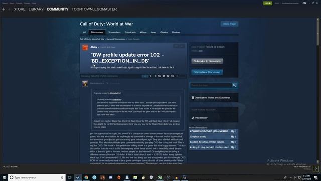 How to fix "DW profile update error 102 - on Call of Duty World at War PC смотреть онлайн