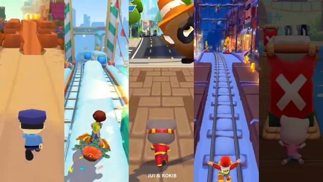 SQUID GAME FUNNY~ Talking Tom Hero Dash, Subway Surfer, Tag With Ryan, Subway Princes Run, Gold Run