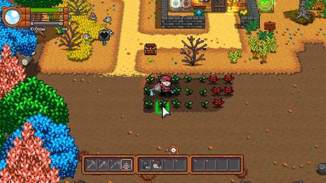 Monster Harvest - прохождение новой игрушки. Смесь Stardew Valley c Покемонами. смотреть онлайн