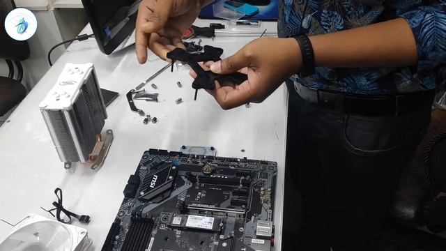 Deepcool Gammaxx GTE V2 white led air cpu cooler unboxing and Installation смотреть онлайн