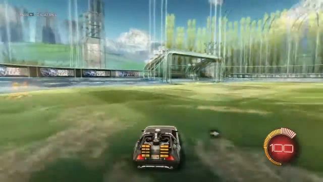 How to fly the delorean time machine|Rocket League PS4 смотреть онлайн
