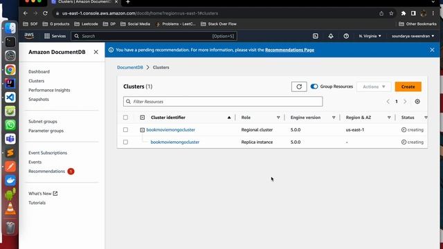 Create MongoDB Cluster Using Amazon DocumentDB смотреть онлайн