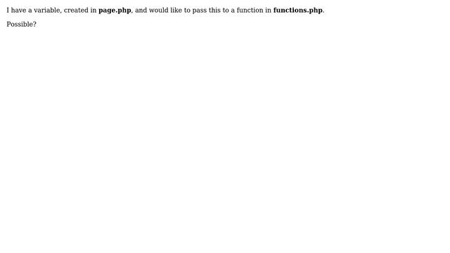 Wordpress: How to pass variable to functions.php? смотреть онлайн