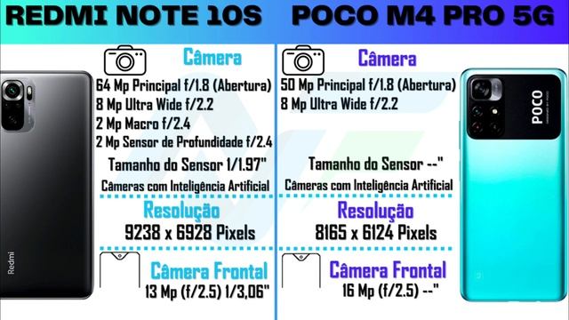 Xiaomi Redmi note 10s vs Pocophone Poco M4 Pro Ótimo Comparativo. смотреть онлайн