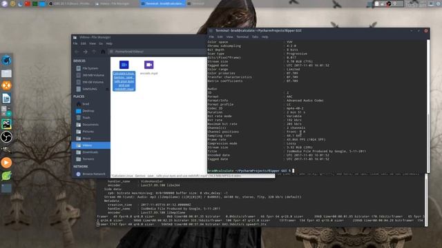 Calculate Linux ffmpeg GUI with python смотреть онлайн