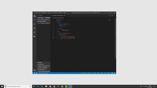 **COMO UTILIZAR DOCKER COMPOSE PARA CREAR CONTENEDORES** смотреть онлайн