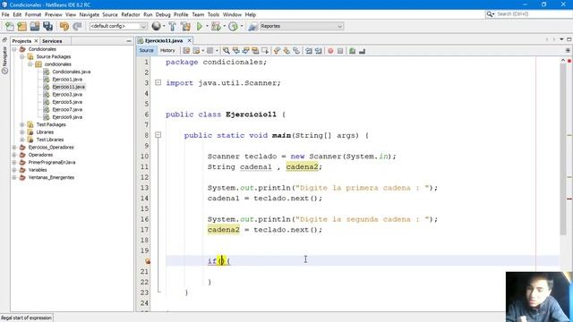 26 . Curso de Java II Condicionales II Ejercicio - Comprobar si dos palabras son iguales смотреть онлайн