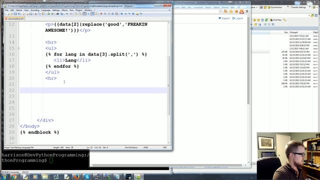 Jinja Templating Cont'd - Flask Web Development with Python 27 смотреть онлайн