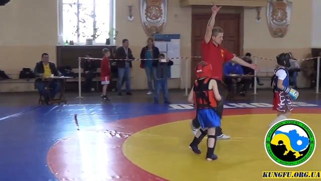 Бой 7 раунд 2 Саньда. Чемпионат Украины по КУНГФУ 26-27.03.2016 смотреть онлайн