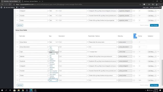 Modifying Venue Form Fields For #WordPress Event Website смотреть онлайн