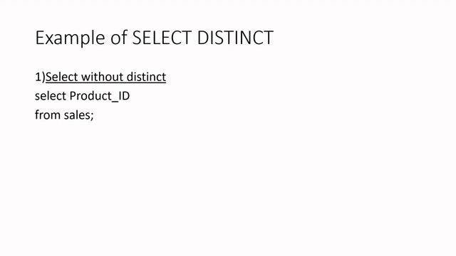 HANDS ON SQL : SELECT STATEMENT IN SQL WITH EXAMPLES AND REAL LIFE DATASETS смотреть онлайн