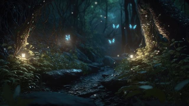 Феи Медитативный танец с феями через заколдованный лес ночью с эфирной музыкой смотреть онлайн